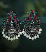 Multicolor pearl earrings