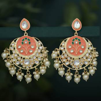 Multicolor pearl earrings 1