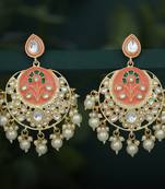 Multicolor pearl earrings