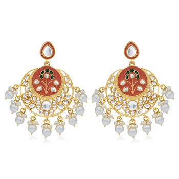 Multicolor pearl earrings 2