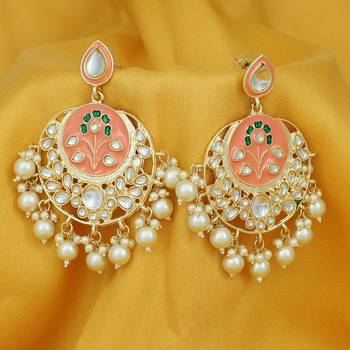 Multicolor pearl earrings 3