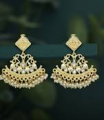 Gold  pearl earrings