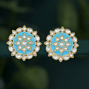 Blue diamond earrings 1