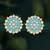 Blue diamond earrings