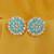 Blue diamond earrings