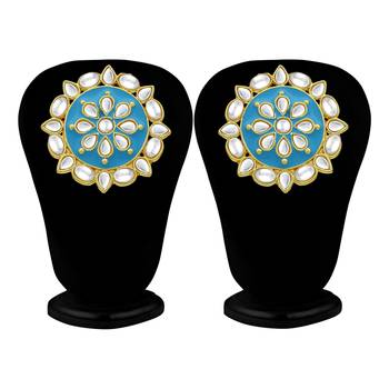 Blue diamond earrings 4