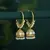 Gold pearl earrings
