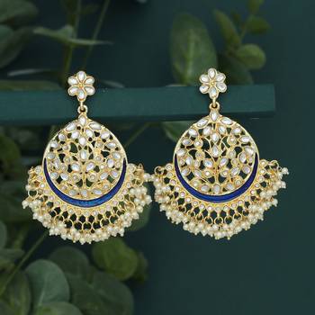 Purple pearl earrings 1