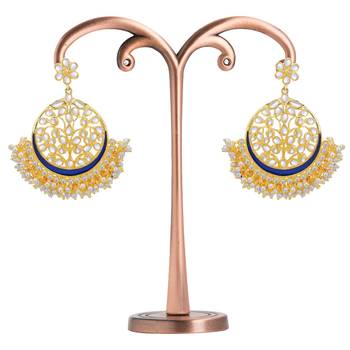 Purple pearl earrings 4