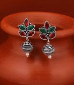 Multicolor pearl earrings