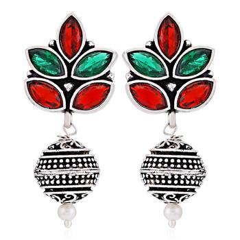 Multicolor pearl earrings 2