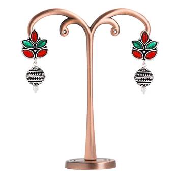 Multicolor pearl earrings 4