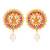 Multicolor pearl earrings