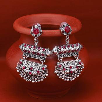 Red diamond earrings 1