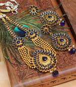 Blue agate necklaces