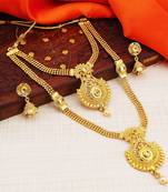 Gold diamond necklace-sets