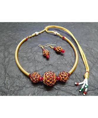 Maroon chokers 4