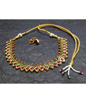 Maroon necklace-sets 4