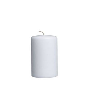 Paraffin Wax Smokeless Scented 2.5"X3" Tall Pillar Candle for Decoretion Pack of 2 White 3