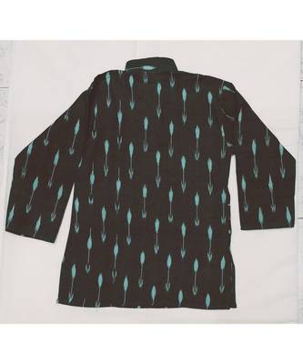 Green Ikat Kurta 2
