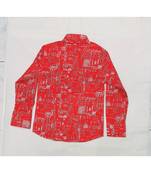 Red Geometric shirts