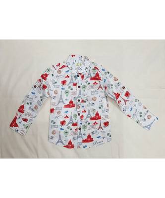 Paris print shirts 1
