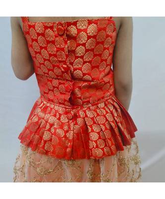Brocade and net designer Lehenga Choli 3