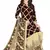 Brown Floral Print Leon Unstitched Salwar Kameez