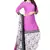 Purple Floral Print Leon Unstitched Salwar Kameez