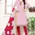 White Floral Print Leon Unstitched Salwar Kameez