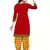 Maroon Abstract Print Leon Unstitched Salwar Kameez