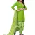 Green Abstract Print Leon Unstitched Salwar Kameez