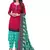 Pink Floral Print Leon Unstitched Salwar Kameez
