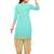 Aqua-Blue Printed Leon Unstitched Salwar Kameez