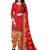 Red Floral Print Leon Unstitched Salwar Kameez