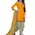 Yellow Floral Print Leon Unstitched Salwar Kameez