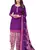 Purple Printed Leon Unstitched Salwar Kameez