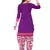 Purple Printed Leon Unstitched Salwar Kameez