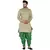 Beige plain rayon men-kurtas