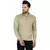 Beige plain rayon men-kurtas