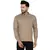 Beige plain rayon men-kurtas