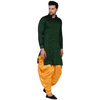 Green plain rayon men-kurtas 2