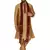 Brown embroidered art silk kurta-pajama