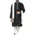 Black embroidered art silk kurta-pajama