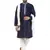 Blue embroidered art silk kurta-pajama
