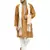 Brown embroidered art silk kurta-pajama