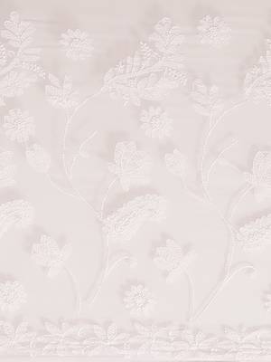 Ada Handmade Pink Faux Georgette Lucknowi Chikankari Indian Women Saree With Blouse - A130086 5
