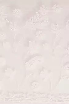 Ada Handmade Pink Faux Georgette Lucknowi Chikankari Indian Women Saree With Blouse - A130086