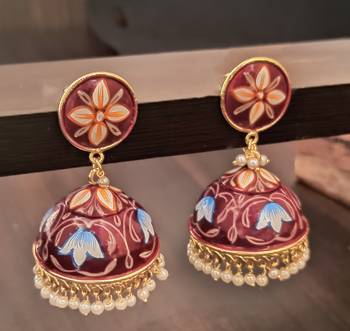 Purple earrings 1