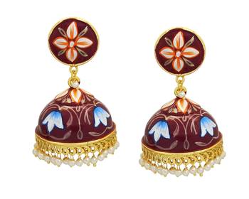 Purple earrings 2